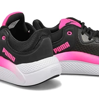 Women's Softride Pro Lace Up Sneaker - Black/White