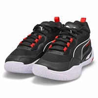 Mens' Playmaker Pro Lace Up Sneaker - Black