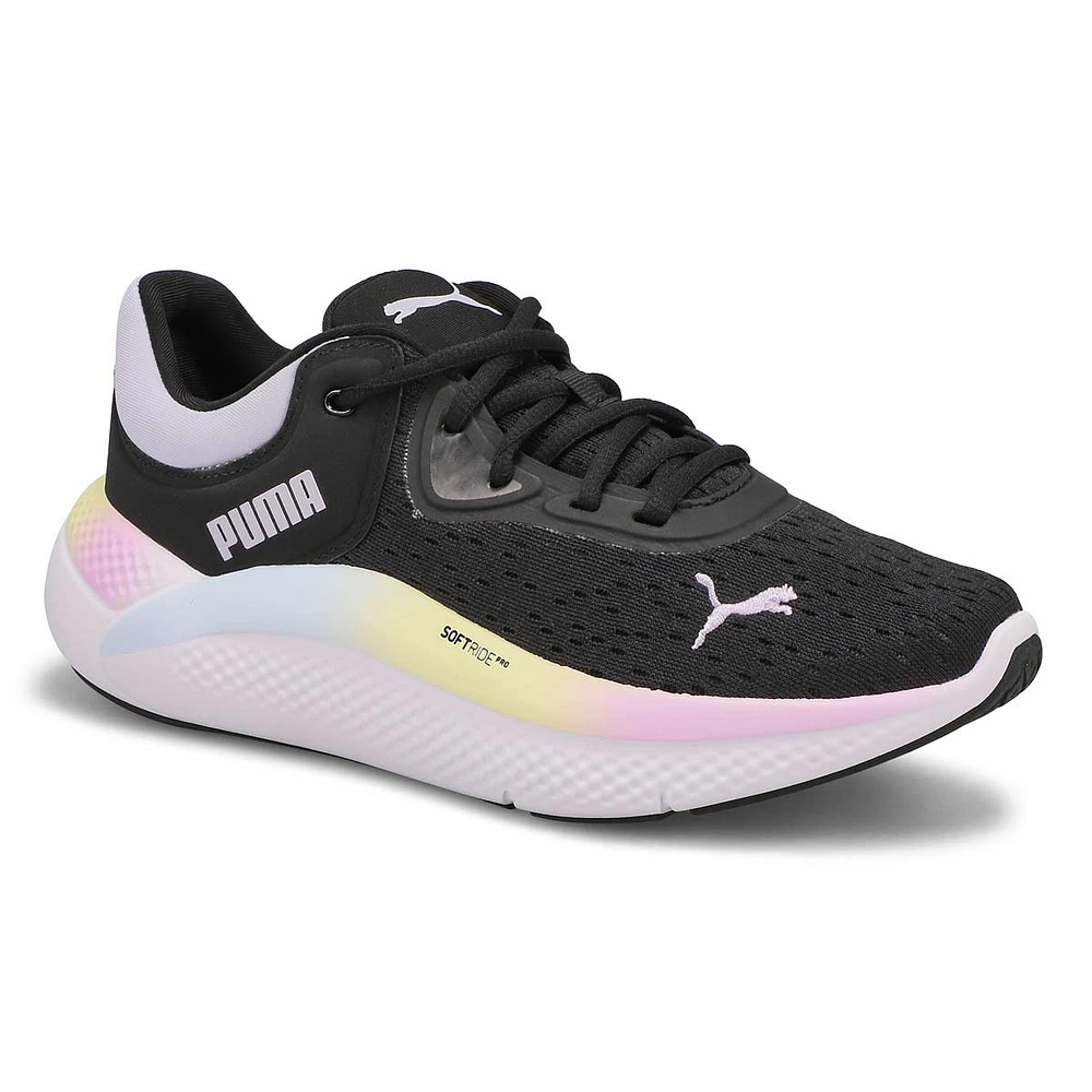 Women's Softride Pro Nova Shine Sneaker - Black/La