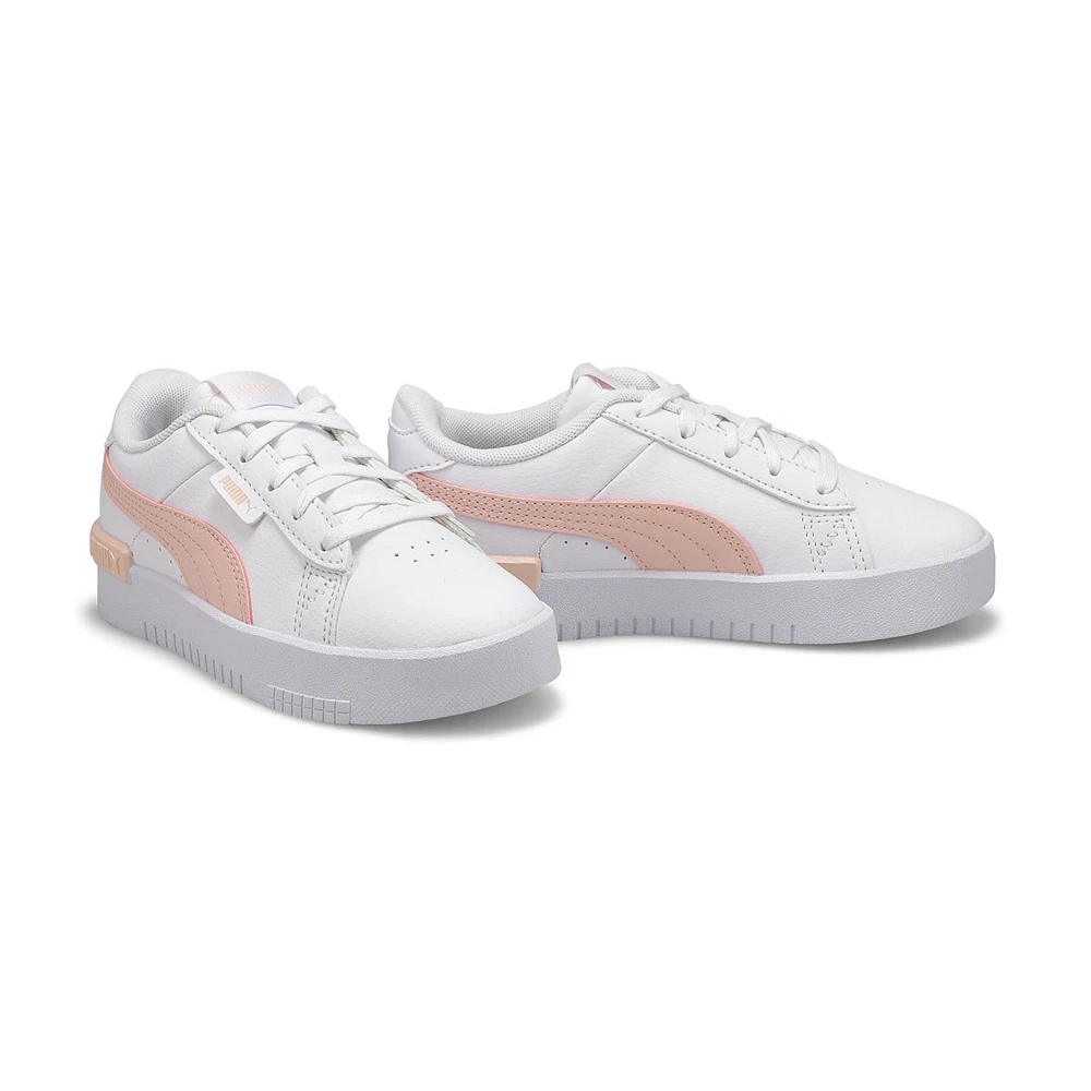 Girls' Puma Jada PS Sneaker - White/Silver