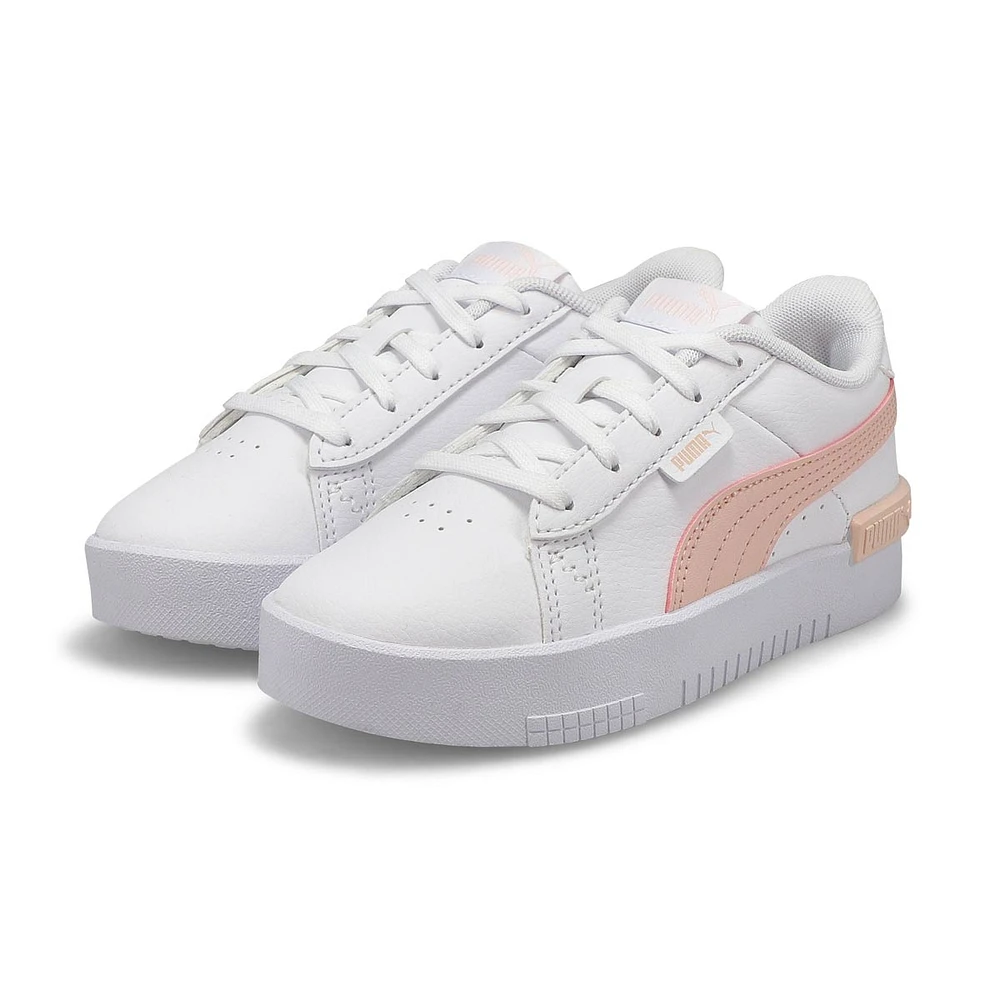 Girls' Puma Jada PS Sneaker - White/Silver