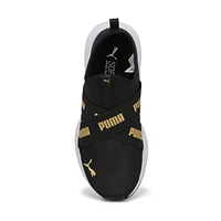 Espadrille WIRED RUN FLASH JR, noir/or, enfants