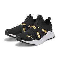 Kids' Wired Run Flash Jr Sneaker - Black/Gold