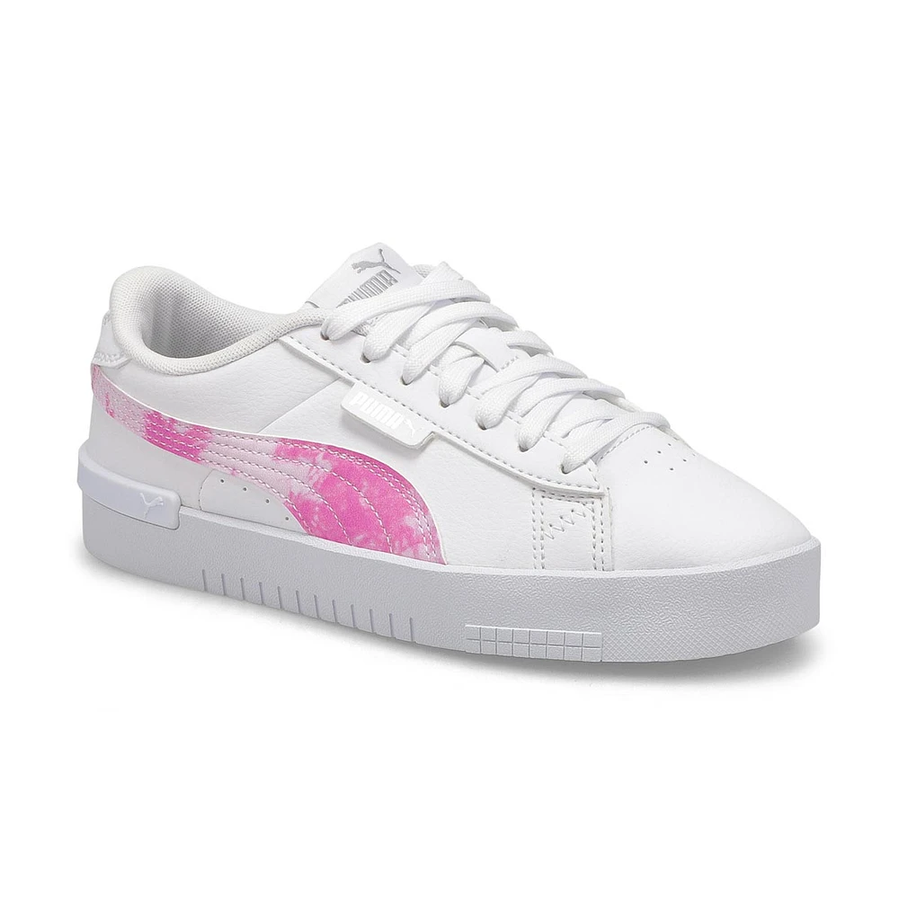 Girls' Puma Jada Bleach Sneaker - White /Pink