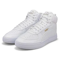 Men's Caven Mid Sneaker - White/Gold/Grey