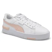 Lds Jada Renew Lace Up Sneaker - White/Pink