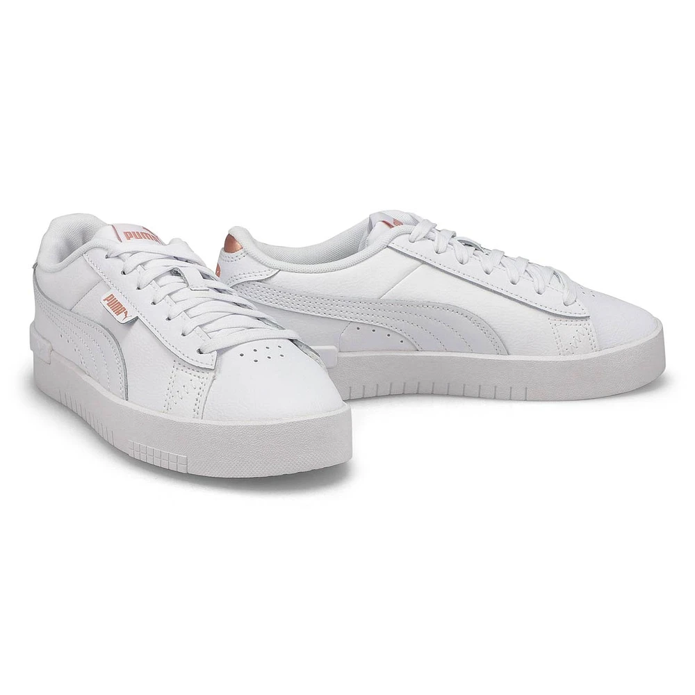 Lds Jada Renew Lace Up Sneaker - White/Pink