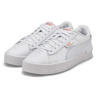 Lds Jada Renew Lace Up Sneaker - White/Pink