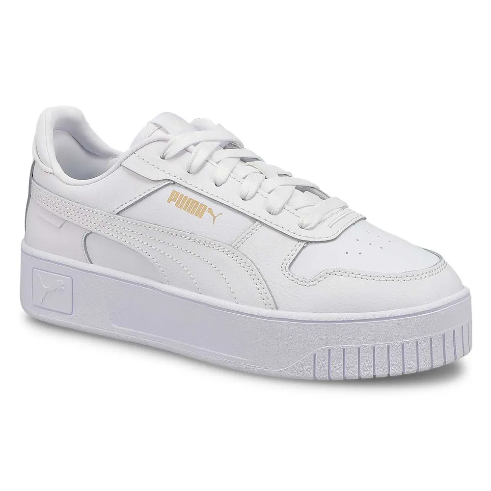 Women's Carina Street Sneaker - White/Gold