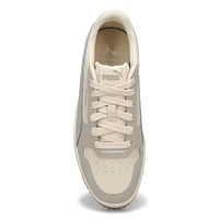 Woen's Carina Street Lace Up Sneaker - White/Grey/