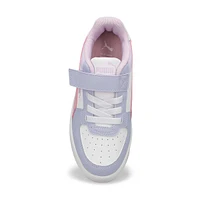 Girls'  Puma Caven 2.0 Block Sneaker - Blue/Pink/W