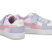 Girls'  Puma Caven 2.0 Block Sneaker - Blue/Pink/W