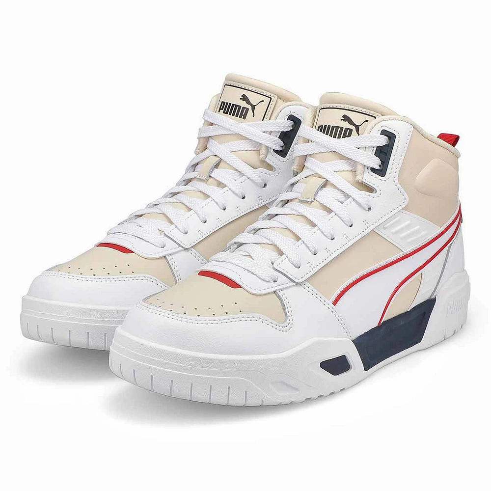 Baskets hautes RBD TECH HI TOP, blanc/marine/rouge