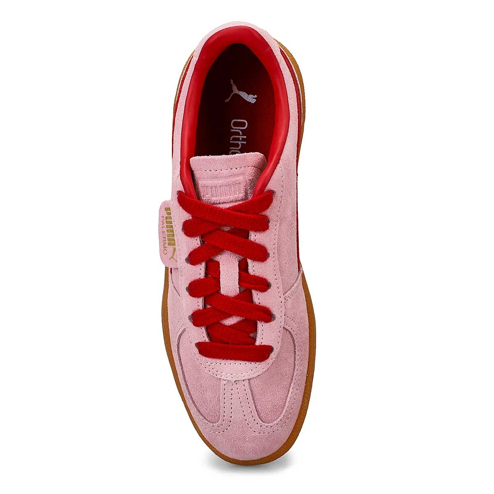 Women's  Palermo lace Up Sneaker - Pink/Red