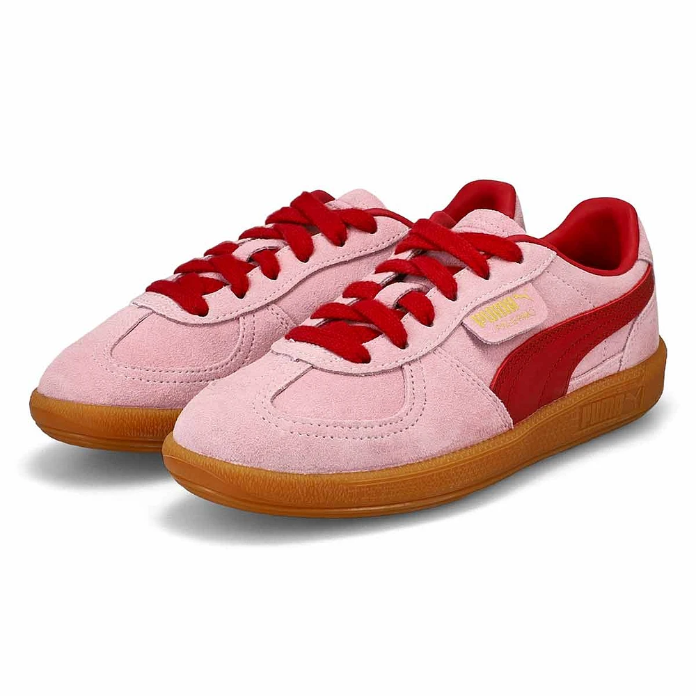 Women's  Palermo lace Up Sneaker - Pink/Red