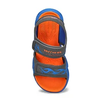 Sandale à 2 brides THERMO-SPLASH, noir/rouge, garç
