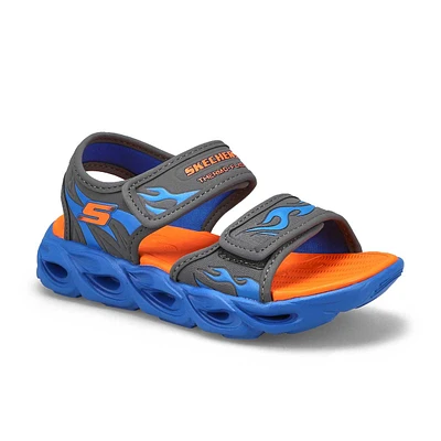 Sandale à 2 brides THERMO-SPLASH, noir/rouge, garç