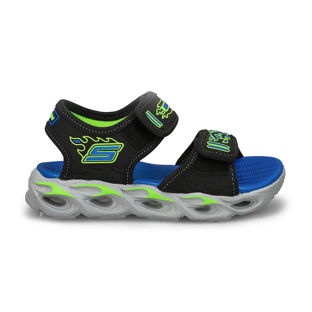 Boys' Thermo Splash 2 Strap Sandal - Black/Red