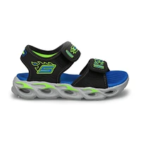 Boys' Thermo Splash 2 Strap Sandal - Black/Red