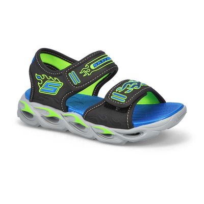 Boys' Thermo Splash 2 Strap Sandal - Black/Red
