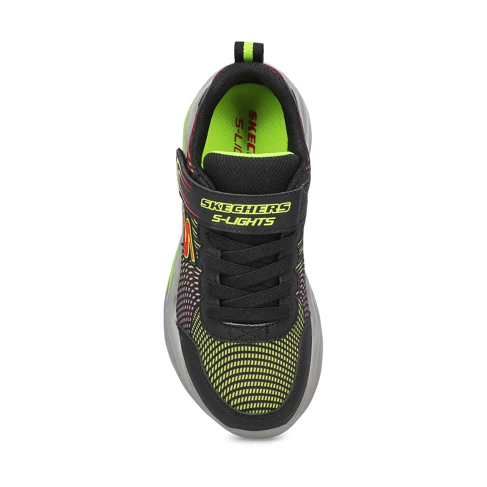 Boys' Erupters IV Light Up Sneaker - Black/Lime