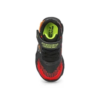 Infants'  S Lights Flex-Glow Bolt Sneaker - Black/