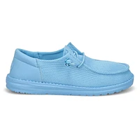 Women's Wendy Chambray Casual Shoe - White/Blue