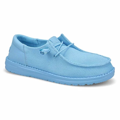 Women's Wendy Chambray Casual Shoe - White/Blue