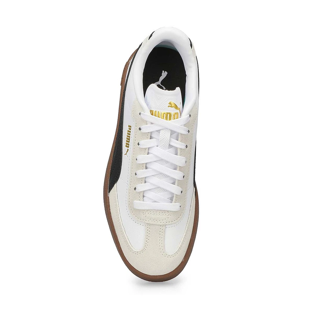 Kids'  Club II Era Lace Up Sneaker - White/Off Whi