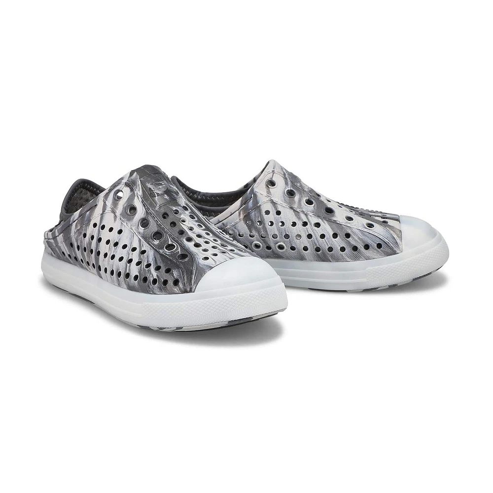 Boys' Guzman Flash Slip On Shoe - Charcoal/Lime