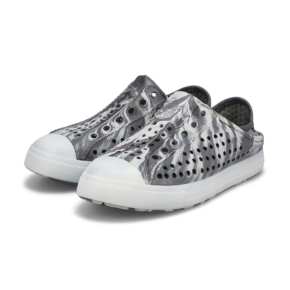 Boys' Guzman Flash Slip On Shoe - Charcoal/Lime