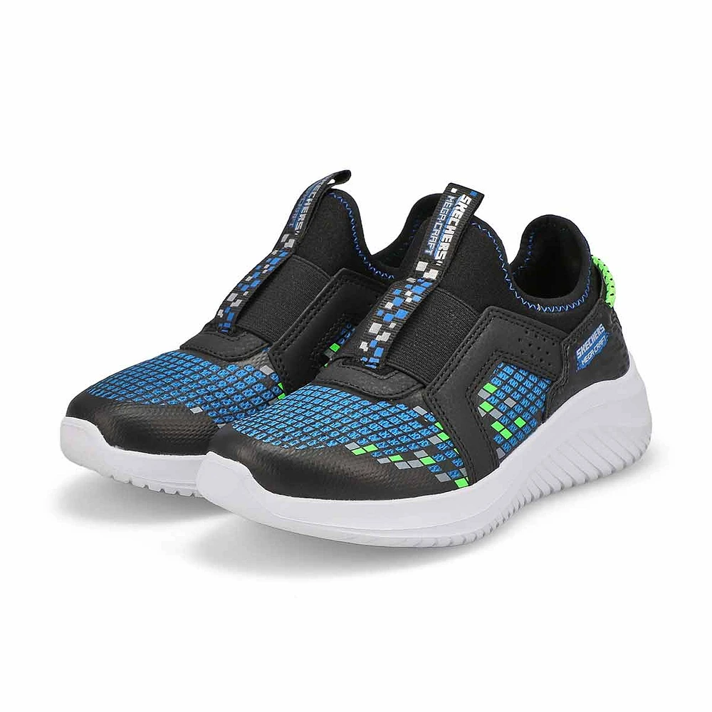 Baskets à enfiler ULTRA FLEX 3.0, noir/bleu/lime,