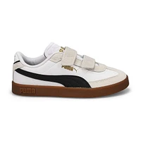 Kids' Club II Era Sneaker -White/Off White/Black