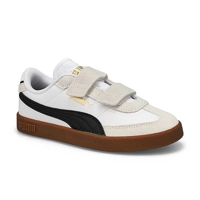 Kids' Club II Era Sneaker -White/Off White/Black