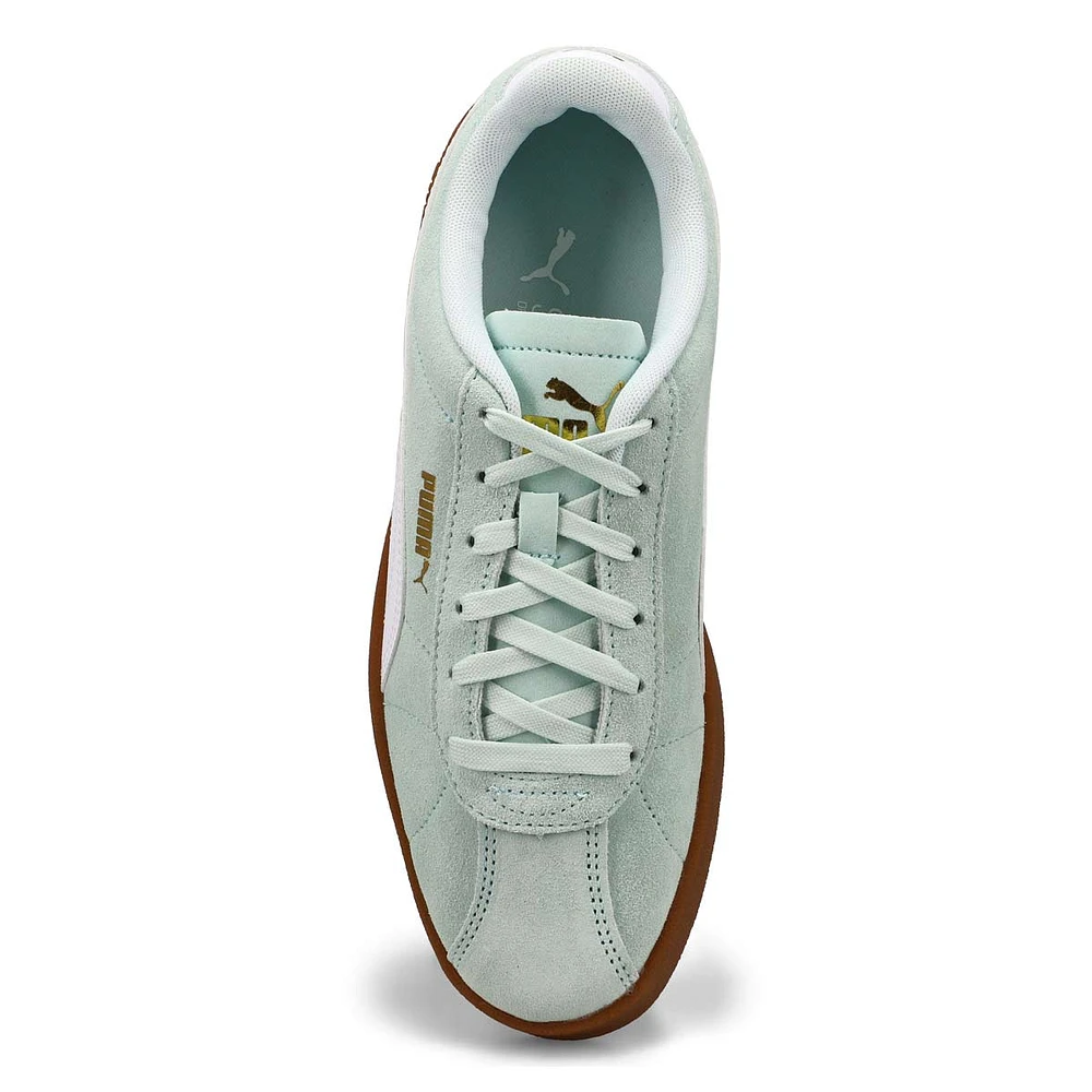 Women's Club II Lace Up Sneaker - Turquoise/White