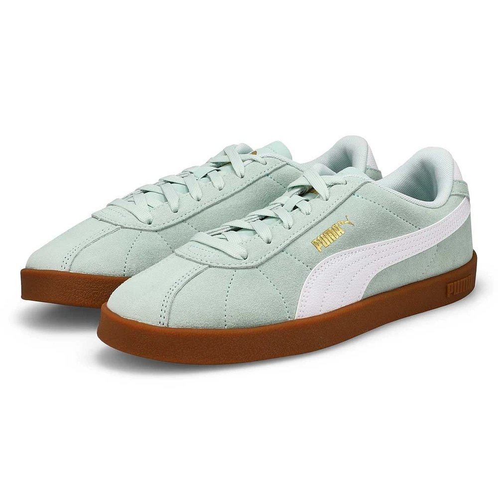 Women's Club II Lace Up Sneaker - Turquoise/White