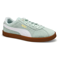 Women's Club II Lace Up Sneaker - Turquoise/White