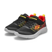 Boys' Microspec Texlor Sneaker - Black/ Red