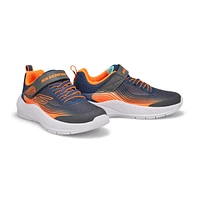 Boys'  Microspec Advance Sneaker - Navy/Orange