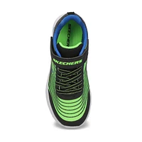 Boys' Microspec Max 2.0 Sneaker - Black/Blue/Lime