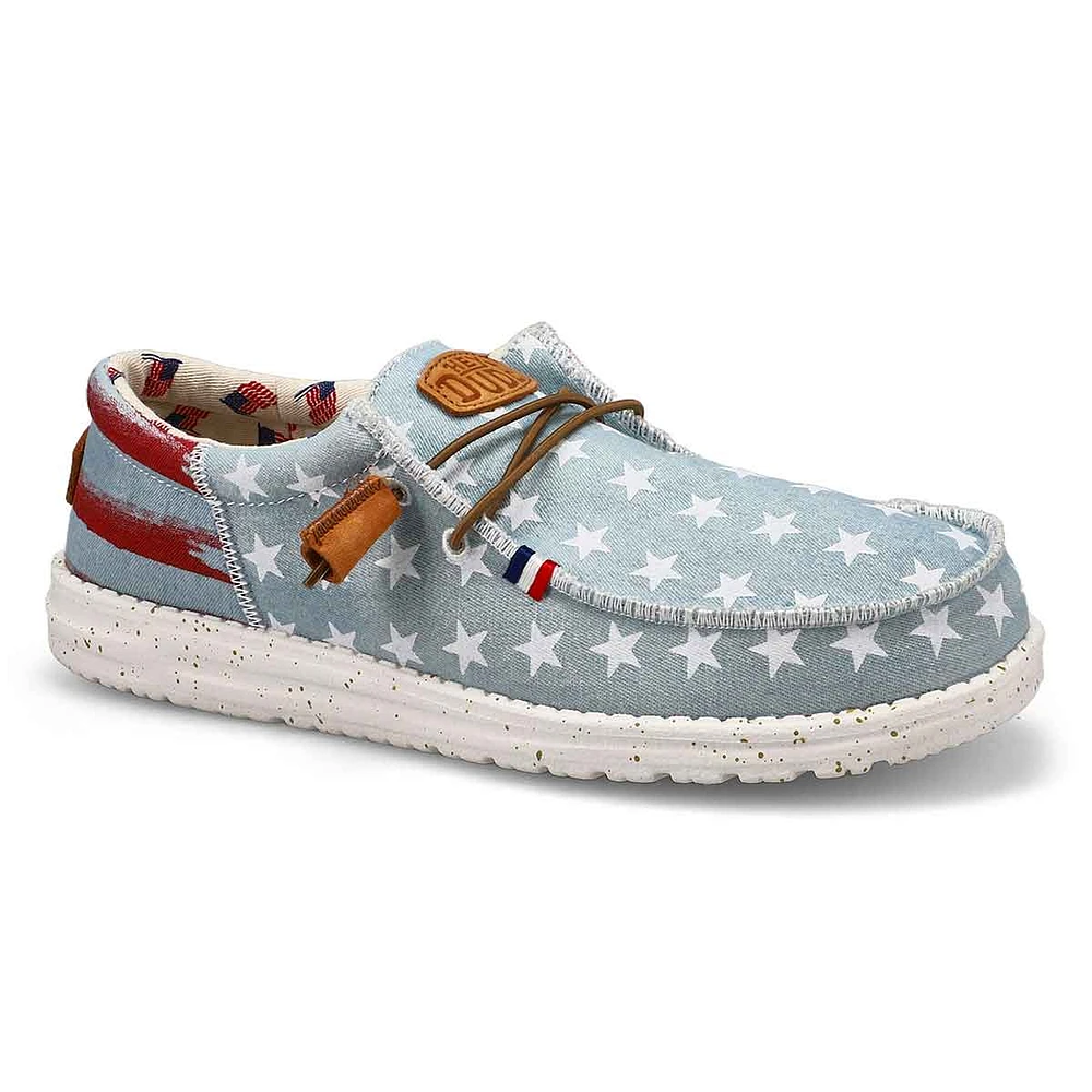 Men's Wally Americana Casual Shoe - Denim Star