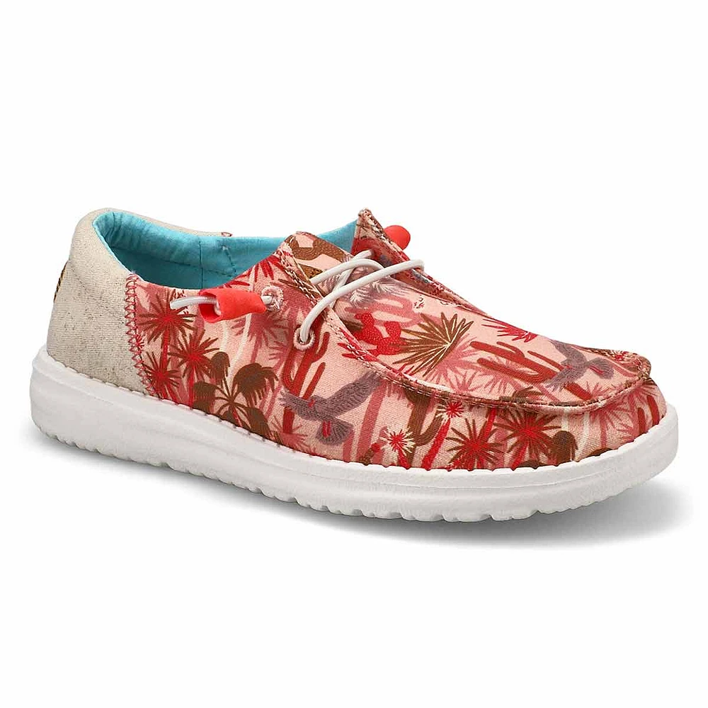 Women's Wendy Funk Oasis Casual Shoe- Pink