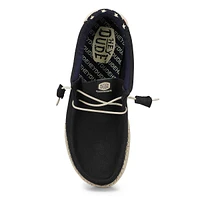 Men's Wally Americana Casual Shoe - Navy/White