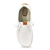 Flâneur décontracté WENDY STRETCH CANVAS, blanc, f