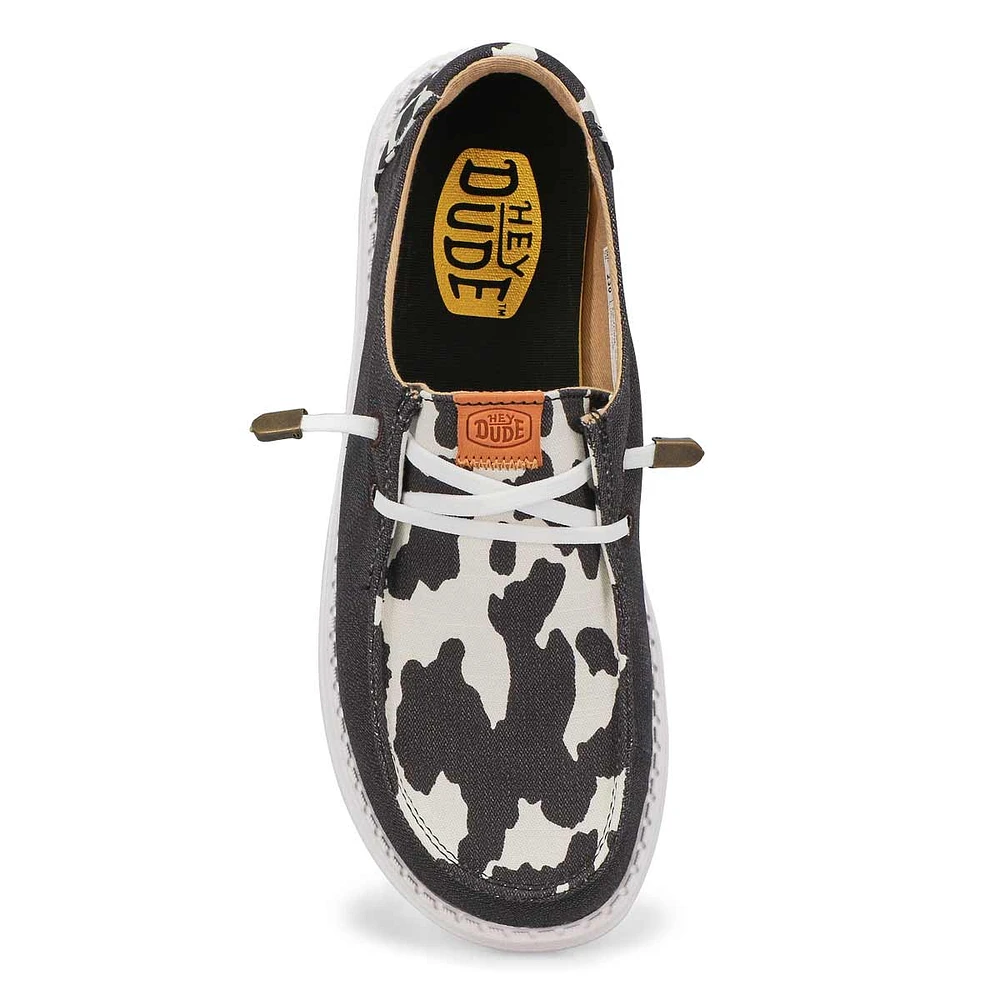 Chaussure WENDY ANIMAL, noir/vache, femmes