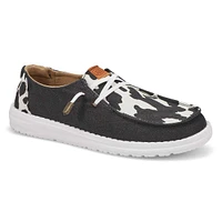 Women's Wendy Animal Shoe - Black/Cow