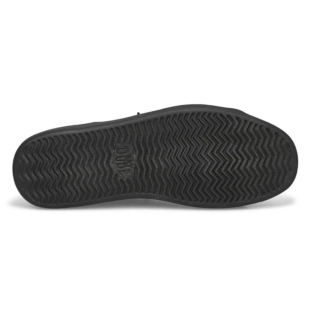 Men's Cody M Canvas Casual Sneaker - Black/Black