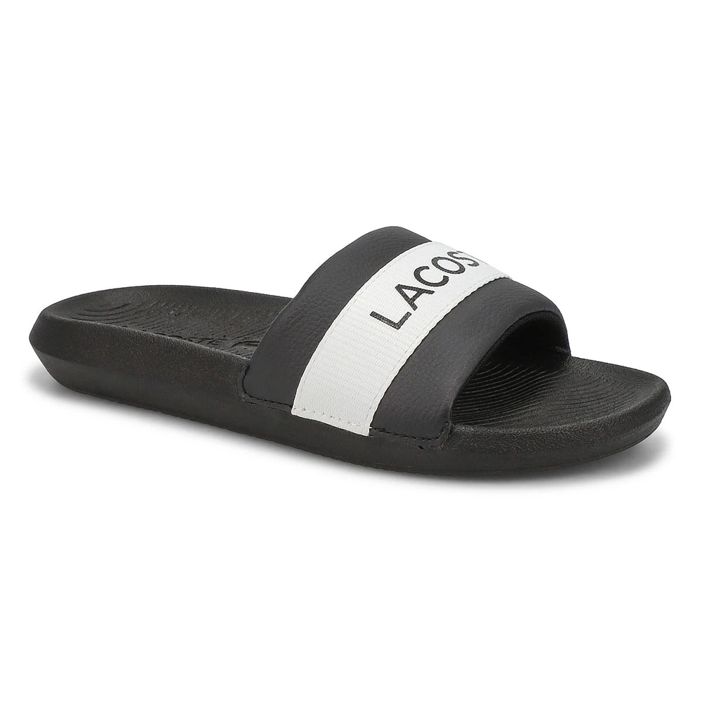 Claquette CROCO SLIDE, noir/blanc, femmes