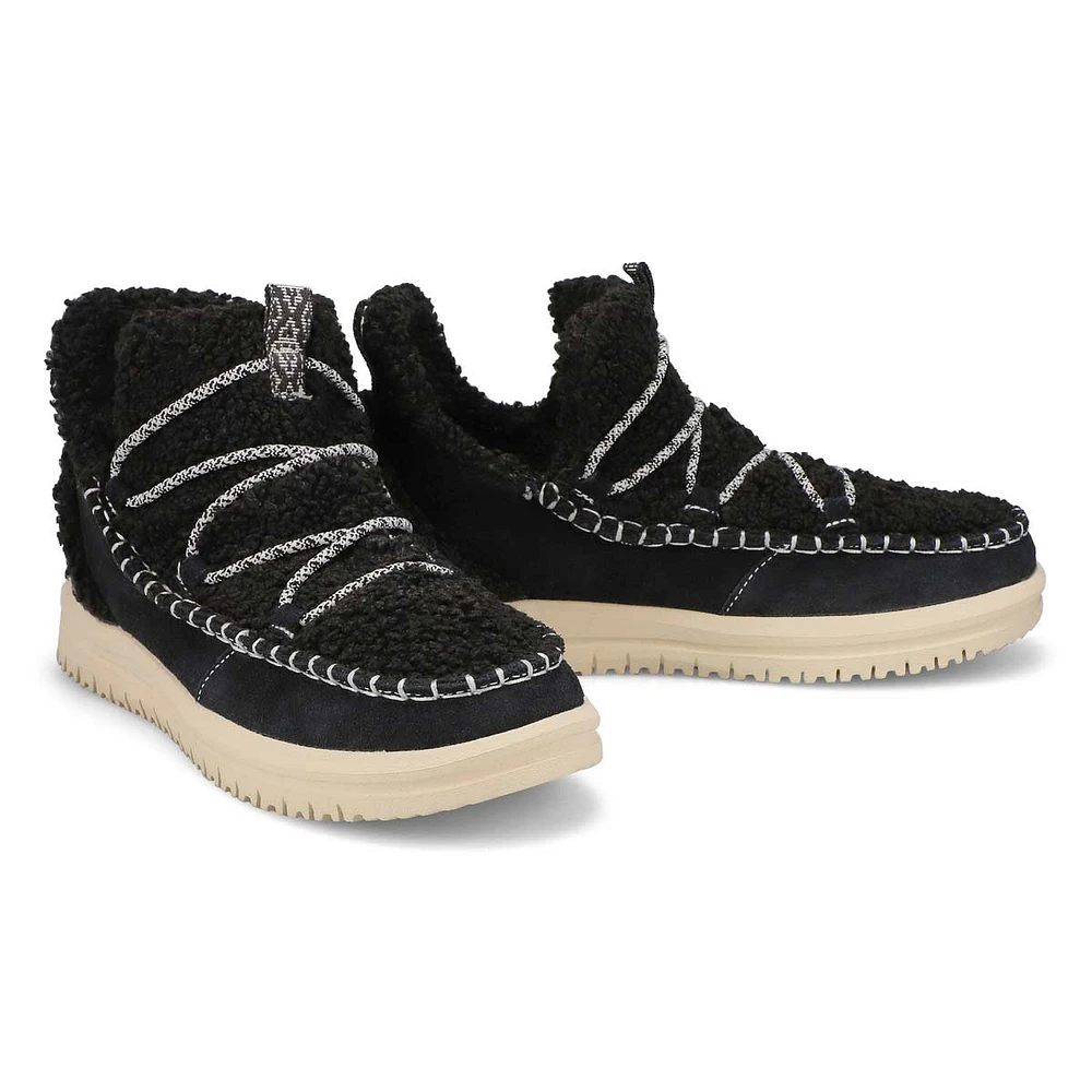 Bottine à enfiler CAMDEN SUEDE COZY, noir, femmes