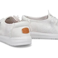 Women's Wendy Crochet Lace Shoe - White